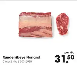 HANOS Runderribeye Norland aanbieding