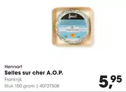 HANOS Hennart Selles sur cher A.O.P. aanbieding