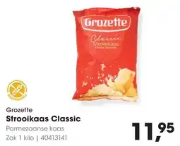 HANOS Grozette Strooikaas Classic Parmezaanse kaas aanbieding