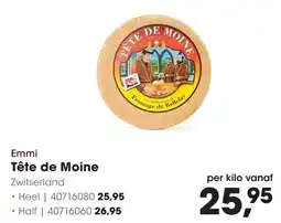 HANOS Emmi Tête de Moine aanbieding