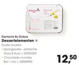 HANOS Elements By Didess Dessertelementen aanbieding