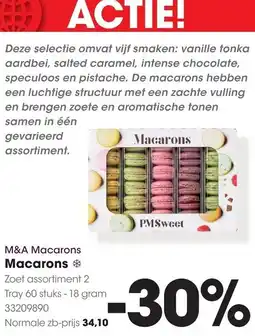 HANOS M&A Macarons aanbieding
