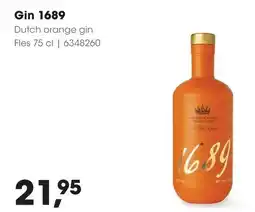 HANOS Gin 1689 Dutch orange gin aanbieding
