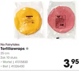HANOS No Fairytales Tortillawraps aanbieding