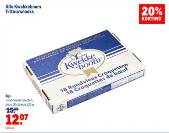 Makro Kwekkeboom frituursnacks aanbieding