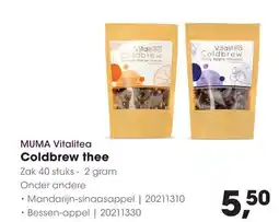 HANOS Muma Vitalitea Coldbrew thee aanbieding