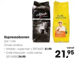 HANOS Espressobonen aanbieding