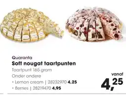HANOS Quaranta Soft nougat taartpunten aanbieding