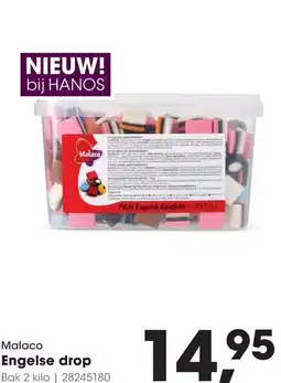 HANOS Malaco Engelse drop aanbieding