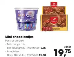 HANOS Mini chocolaatjes aanbieding