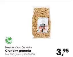 HANOS Meesters Van De Halm Crunchy granola aanbieding