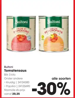 HANOS Buitoni Tomatensaus aanbieding