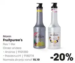 HANOS Monin Fruitpuree's aanbieding