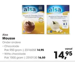 HANOS Alsa Mousse aanbieding
