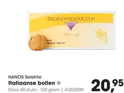 HANOS Hanos selektie italiaanse bollen aanbieding