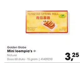 HANOS Golden Globe Mini loempia's aanbieding