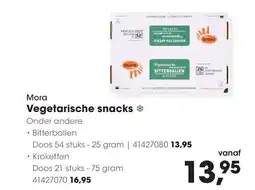 HANOS Mora Vegetarische snacks aanbieding