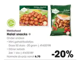 HANOS Mekkafood Halal snacks aanbieding