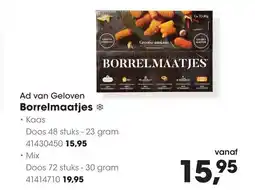 HANOS Ad van Geloven Borrelmaatjes aanbieding