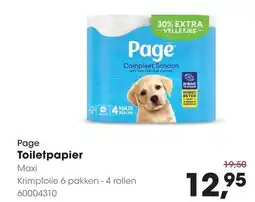 HANOS Page Toiletpapier aanbieding