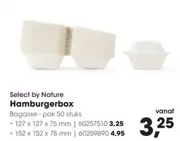 HANOS Select by Nature Hamburgerbox aanbieding
