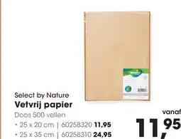 HANOS Select Select by Nature Vetvrij papier aanbieding