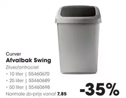 HANOS Curver Afvalbak Swing aanbieding