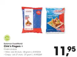 HANOS Salomon FoodWorld Chik'n Fingers aanbieding