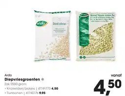HANOS Ardo Diepvriesgroenten aanbieding
