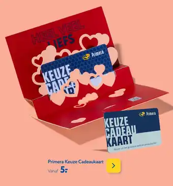 Primera Keuze Cadeaukaart