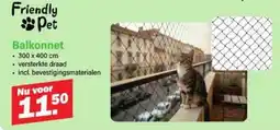 Van Cranenbroek Friendly Pet Balkonnet aanbieding