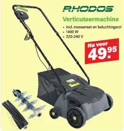 Van Cranenbroek Rhodos Verticuteermachine aanbieding