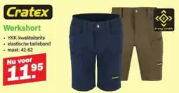 Van Cranenbroek Cratex Werkshort aanbieding