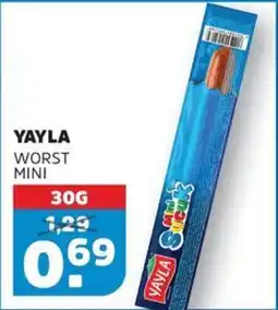 Sahan Supermarkten Yayla Worst Mini aanbieding