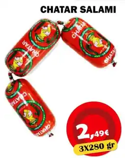 Avantage Supermarkt Chatar Salami aanbieding
