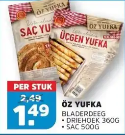 Sahan Supermarkten Öz Yufka Bladerdeeg aanbieding