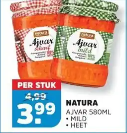 Sahan Supermarkten Natura Ajvar aanbieding
