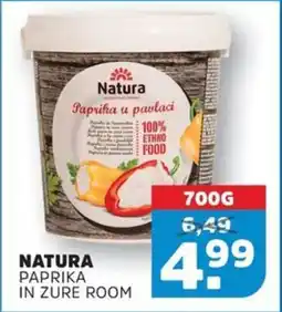 Sahan Supermarkten Natura Paprika in Zure Room aanbieding