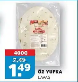 Sahan Supermarkten Öz Yufka Lavaş aanbieding