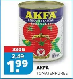 Sahan Supermarkten Akfa tomatenpuree aanbieding