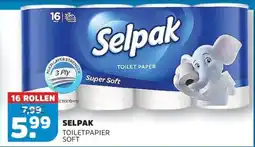 Sahan Supermarkten Selpak Toiletpapier Soft aanbieding