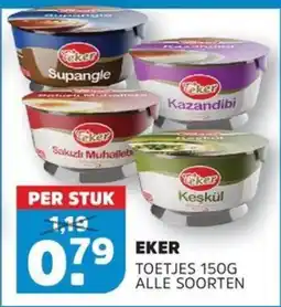 Sahan Supermarkten Eker Toetjes aanbieding