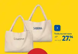 Primera Teddy tas met naam aanbieding