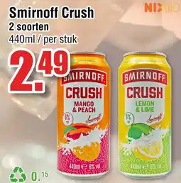 Ter Huurne Holland Markt Smirnoff Crush aanbieding