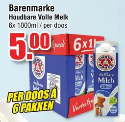 Ter Huurne Holland Markt Barenmarke Houdbare Volle Melk aanbieding