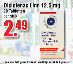 Ter Huurne Holland Markt Diclofenac Linn 12.5 mg aanbieding