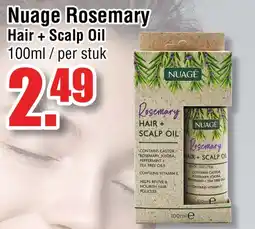 Ter Huurne Holland Markt Nuage Rosemary Hair + Scalp Oil aanbieding