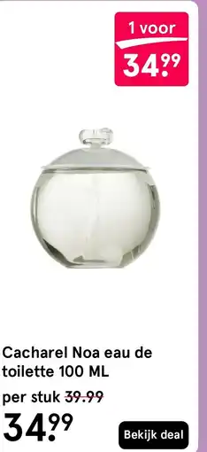 Etos Cacharel Noa eau de toilette aanbieding