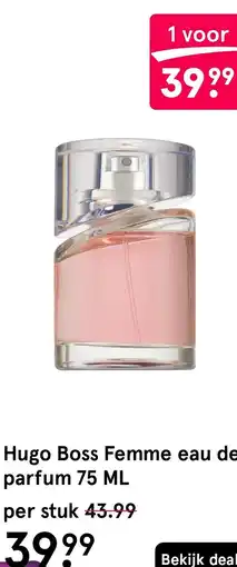 Etos Hugo Boss Femme eau de parfum aanbieding