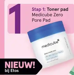 Etos Stap 1: Toner pad Medicube Zero Pore Pad aanbieding